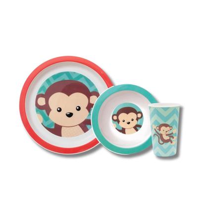 Imagem de Kit de refeicao animal fun macaco - buba