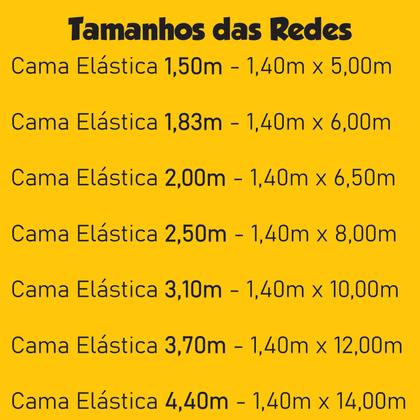 Imagem de Kit de Renovação para Cama Elástica 8 isotubos e ponteiras, rede e protetor de molas