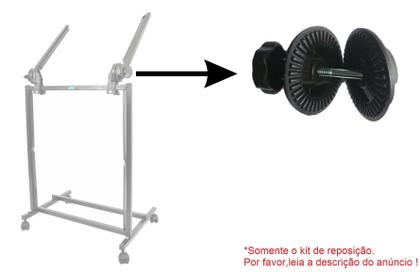 Imagem de Kit De Reposição plástica c/2 cm P/apoio,suporte De Teclado Em X,racks,mesas