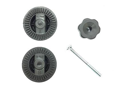 Imagem de Kit De Reposição plástica c/2 cm P/apoio,suporte De Teclado Em X,racks,mesas