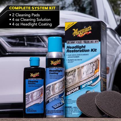 Imagem de Kit de restauração de faróis Meguiar's Two Step 4 Count