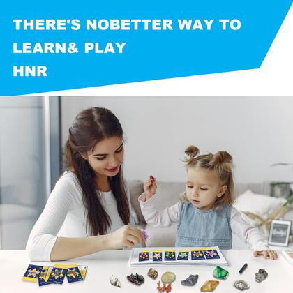 Imagem de Kit de rochas e fósseis ORBOTECH Rock Collection com mais de 100 espécimes