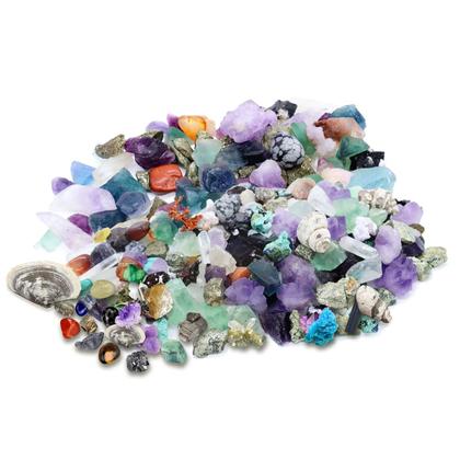 Imagem de Kit de rochas e fósseis ORBOTECH Rock Collection com mais de 100 espécimes