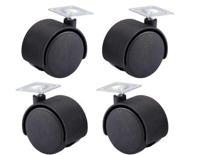 Imagem de Kit de Rodinhas Giratórias HM42 Para Armários Berços Cômodas 3 Cm - 16 Unidades