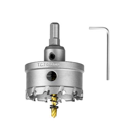 Imagem de Kit de serra de furos SALI TCT 60mm de carboneto de tungstênio para metal