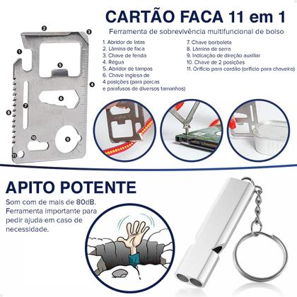 Imagem de Kit de Sobrevivência Completo Lorben Pesca Viagem Camping Acampamento  GT6367