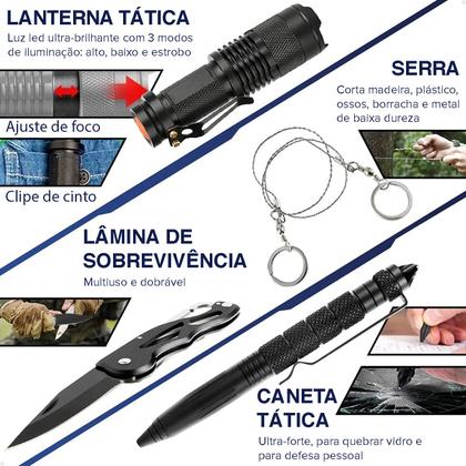 Imagem de Kit de Sobrevivência Completo Lorben Pesca Viagem Camping Acampamento  GT6367