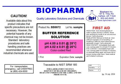 Imagem de Kit de solução de calibração de buffer de pH, pacote com 2 unidades de 500 mL (NIST)