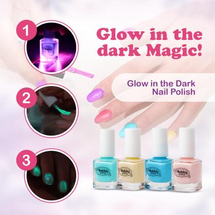 Imagem de Kit de spa para pés Bubbly Girlz Glow in the Dark com kit de pedicure