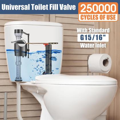 Imagem de Kit de substituição para lavador de vaso sanitário TEVIORA Universal, pacote com 2 unidades, vermelho