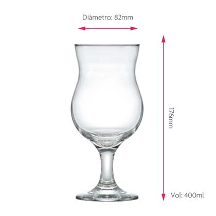 Imagem de Kit de Taças de Vidro Cocktail Mixologista 4 pcs Ruvolo