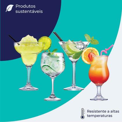 Imagem de Kit de Taças de Vidro Cocktail Mixologista 4 pcs Ruvolo