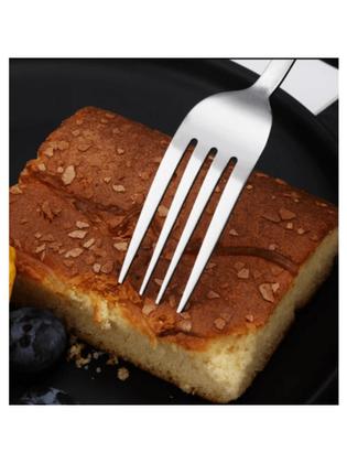 Imagem de Kit de Talheres 24 Peças em Inox 12 Garfos 12 Facas Facas e garfos de inox de Jantar