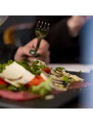 Imagem de Kit de Talheres 24 Peças em Inox 12 Garfos 12 Facas Facas e garfos de inox de Jantar