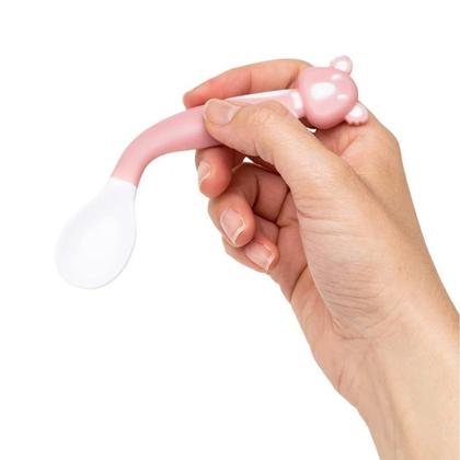 Imagem de Kit de talheres flexiveis coala rosa - buba