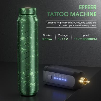Imagem de Kit de Tatuagem effeer Caneta Sem Fio 1600 mAh com Agulhas