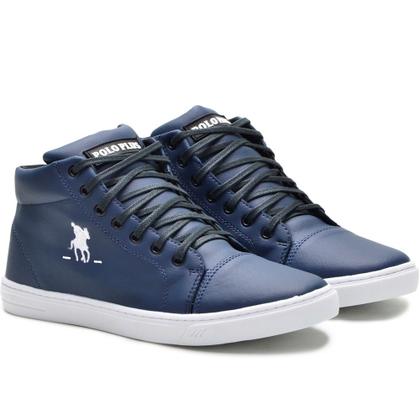 Imagem de Kit De Tênis Casual Sola Macia E Costura Reforçada Polo Plus Com Cinto Básico