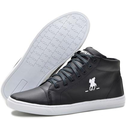 Imagem de Kit De Tênis Casual Sola Macia E Costura Reforçada Polo Plus Com Cinto Básico