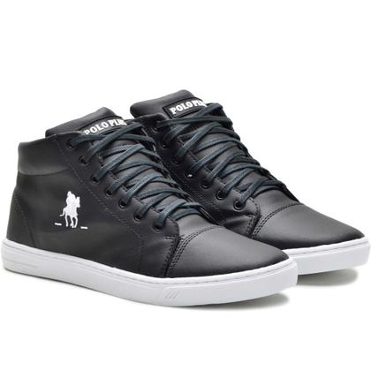 Imagem de Kit De Tênis Casual Sola Macia E Costura Reforçada Polo Plus Com Cinto Básico