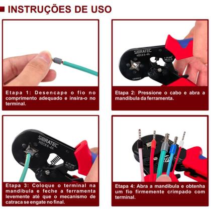 Imagem de Kit de Terminais Pré-Isolados Tubulares