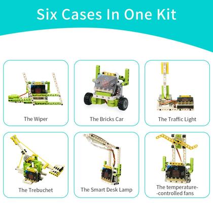 Imagem de Kit de Tijolo de Construção ELECFREAKS micro:bit Ring:bit 6 em 1
