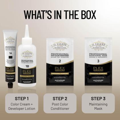 Imagem de Kit de tintura de cabelo Il Salone Milano Plex Rebuilder Yellow Remover