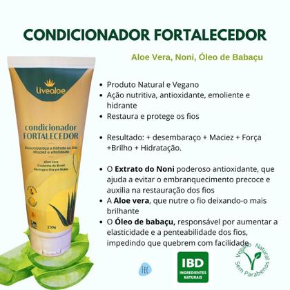 Imagem de Kit de Tratamento Capilar Natural Livealoe - Caspas e dermatites