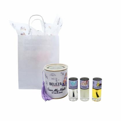 Imagem de Kit de tratamento para unhas fracas e cutículas Save my Nails BELEZA EXPRESS
