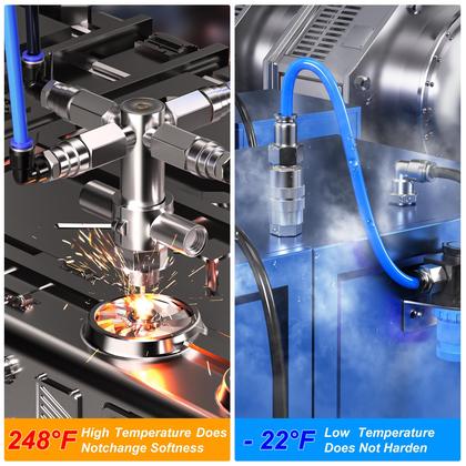 Imagem de Kit de tubulação de ar TAILONZ PNEUMATIC Black Nylon 10 m 12,7 mm OD