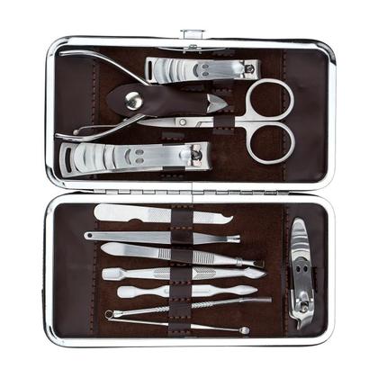 Imagem de Kit de Unhas 12 Peças com Tesoura e Pinça
