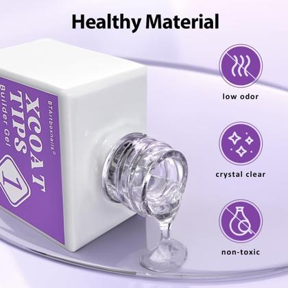 Imagem de Kit de Unhas Builder Gel Btartbox - 15ml com Lâmpada - Longa Duração