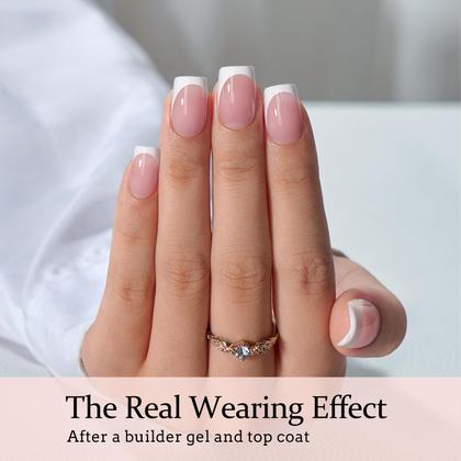 Imagem de Kit de Unhas em Gel BtartboxNails XCOATTIPS com Lâmpada e Pontas Francesas