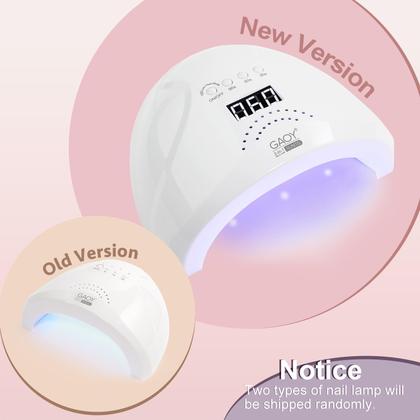 Imagem de Kit de unhas GAOY Poly Gel com lâmpada UV 6 Builder Gel Extensi