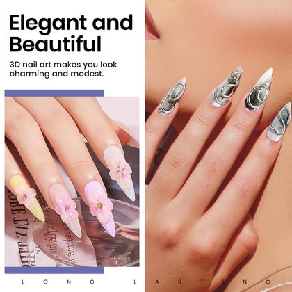 Imagem de Kit de unhas MIZHSE Solid Builder Gel com lâmpada de unhas + 3 cores