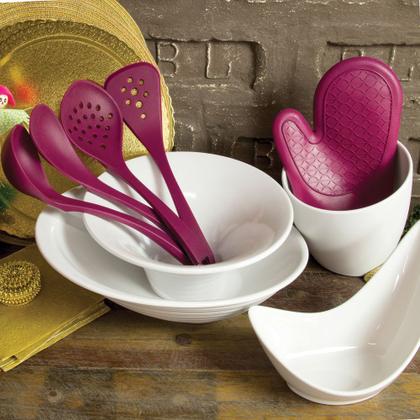 Imagem de Kit de Utensilio de Silicone 4 Peças Cor Purpura Le Cook