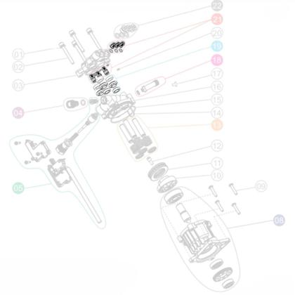 Imagem de Kit de Válvulas e Reparos com By Pass Compatível com Lavadora WAP Eco Power 2200