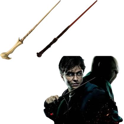 Imagem de Kit de Varinhas Harry Potter e Voldemort Saga Harry Potter