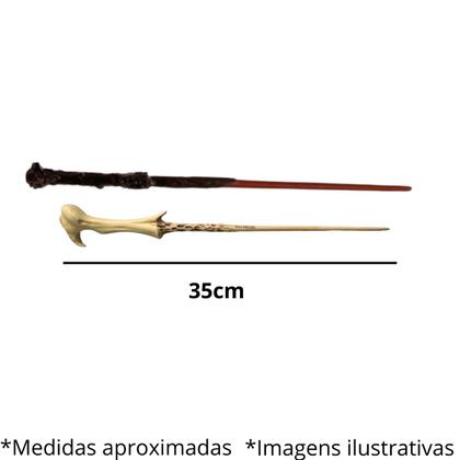 Imagem de Kit de Varinhas Harry Potter e Voldemort Saga Harry Potter
