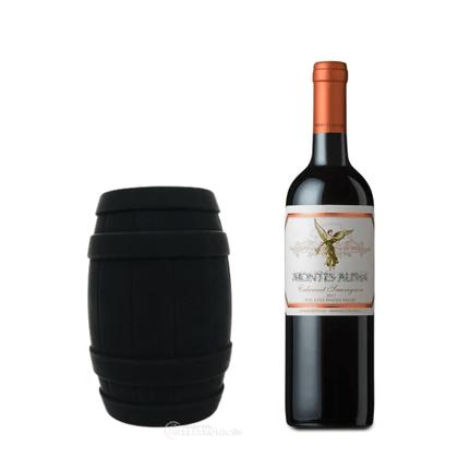 Imagem de Kit de Vinho Estojo em Formato de Barril Com Três Peças GR1075