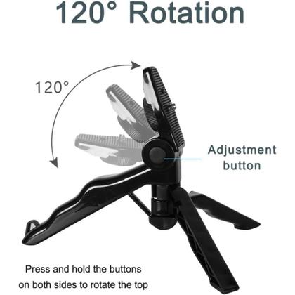 Imagem de Kit de Vlogg Filmagem Microfone Tripé Luz Live Profissional