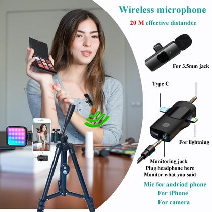 Imagem de Kit de Vlogging Carrotech para iPhone e Android - com Tripé