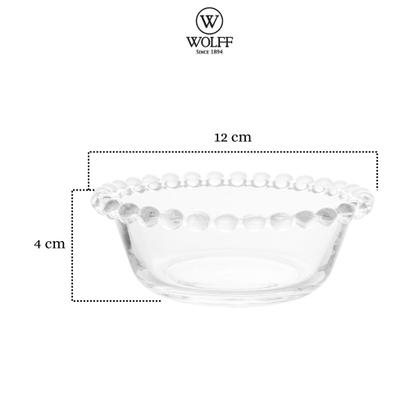 Imagem de Kit De Xícara 80ml Com Pires Café Chá + Tigelas De Cristal - 4 Unidades Cada