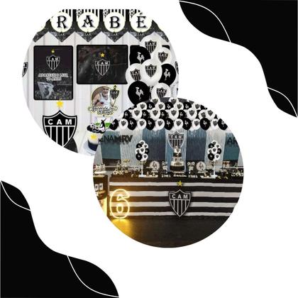 Imagem de Kit Decoração Completo Atlético Mineiro Festa Aniversario