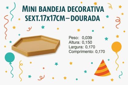 Imagem de Kit Decoração Festa 5 Peças Com 2 Boleiras Bandeja Oval Sextavada e Botinha Decorativa