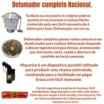 Imagem de Kit Defumador Completo - Maçarico - Turibulo - Carvão
