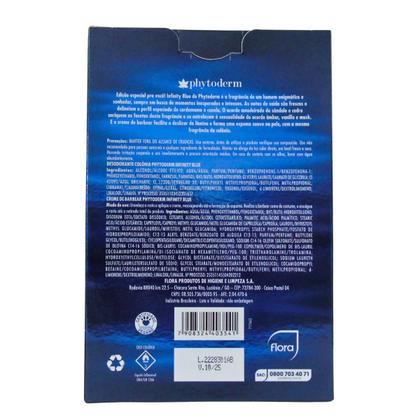 Imagem de Kit Deo Colônia 30ml + Creme de Barbear 80g Phytoderm Infinity Blue