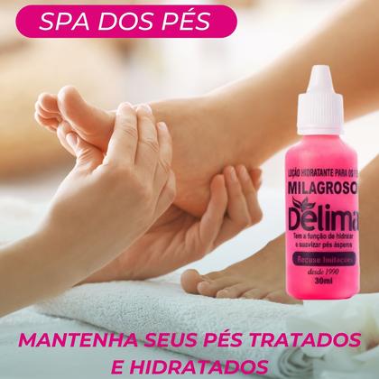Imagem de Kit  Dermopés Creme Para Afinar Os Pés  e Loção Milagroso Delima