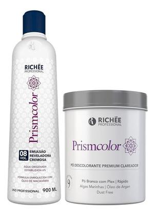 Imagem de Kit Descoloração Prismcolor Branco 8 Vol Richée