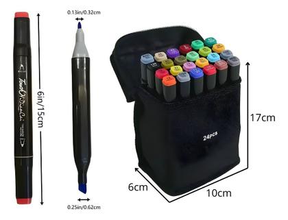 Imagem de Kit Desenho Com Livro Capa Dura + Canetinhas Coloridas