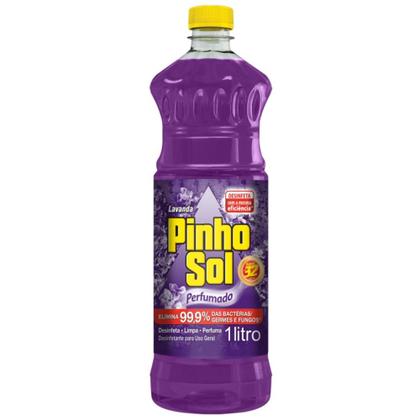 Imagem de Kit Desinfetante Pinho Sol Lavanda 1L com 5 unidades